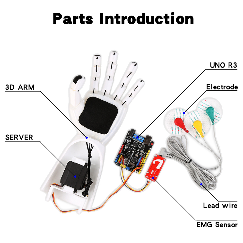 EMG Sensor Robotic Arm Electri - đánh giá và giá Science Project