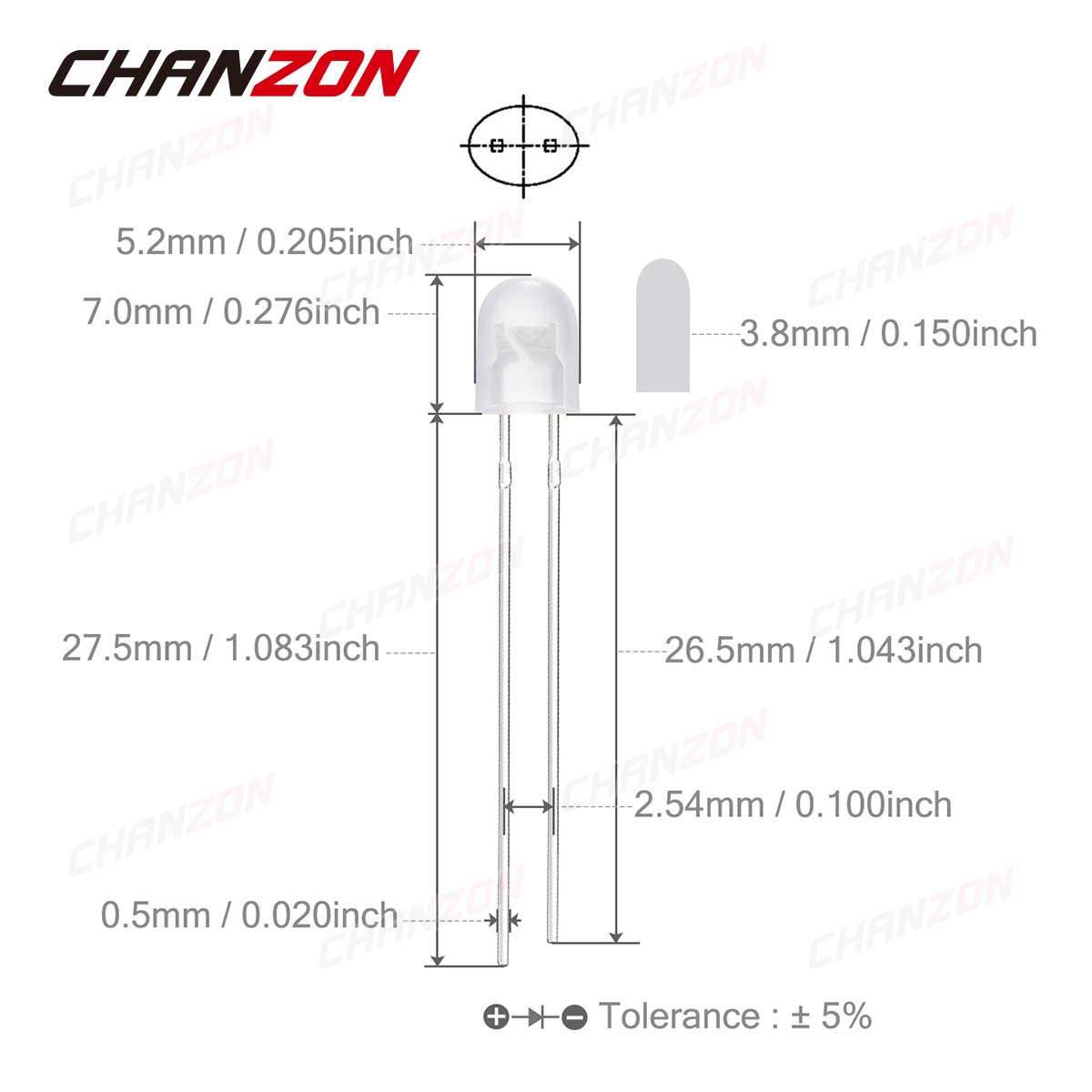 100 Viên 5Mm Hình Bầu Dục LED  - đánh giá và giá Science And Hobby