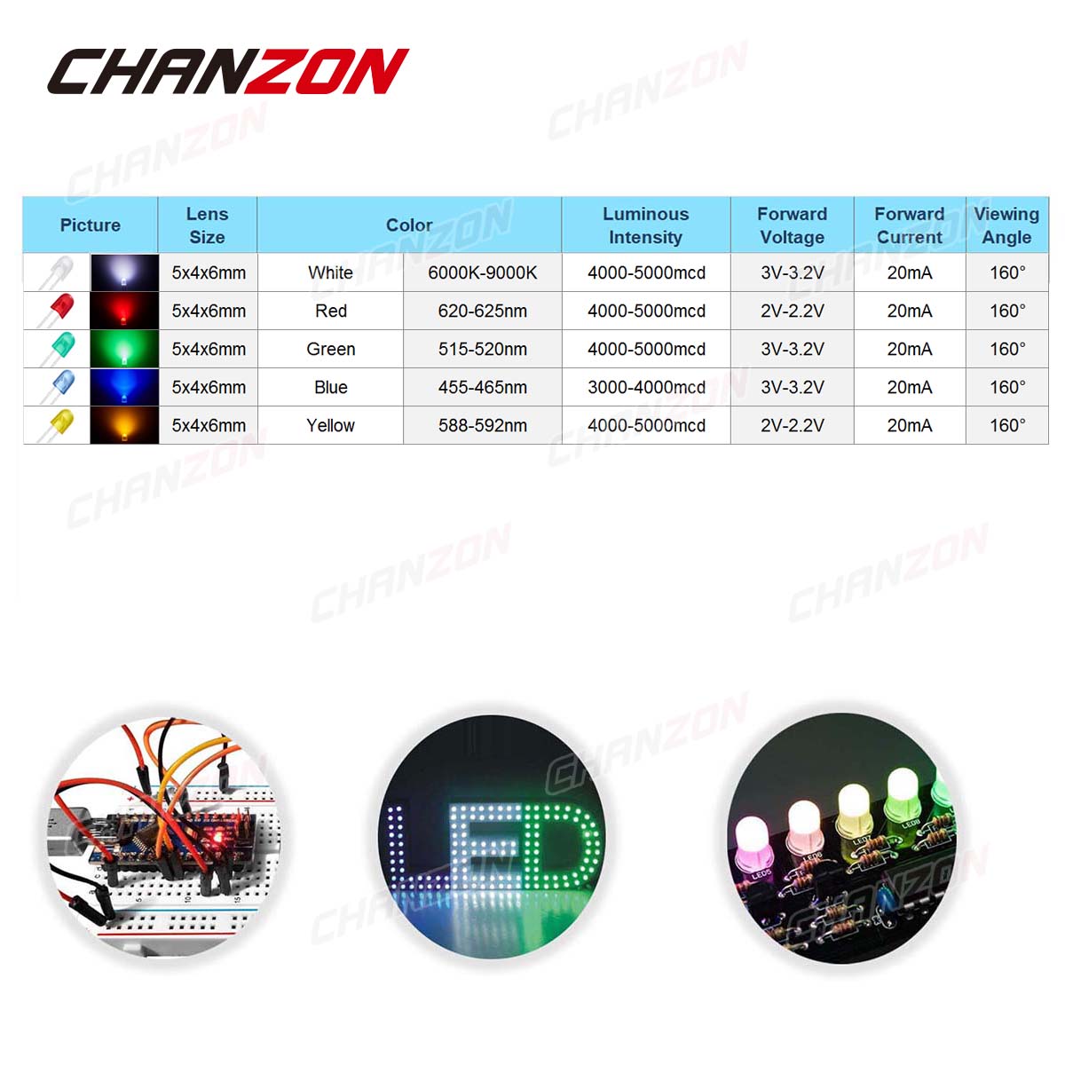 100 Viên 5Mm Hình Bầu Dục LED  - đánh giá và giá Science And Hobby