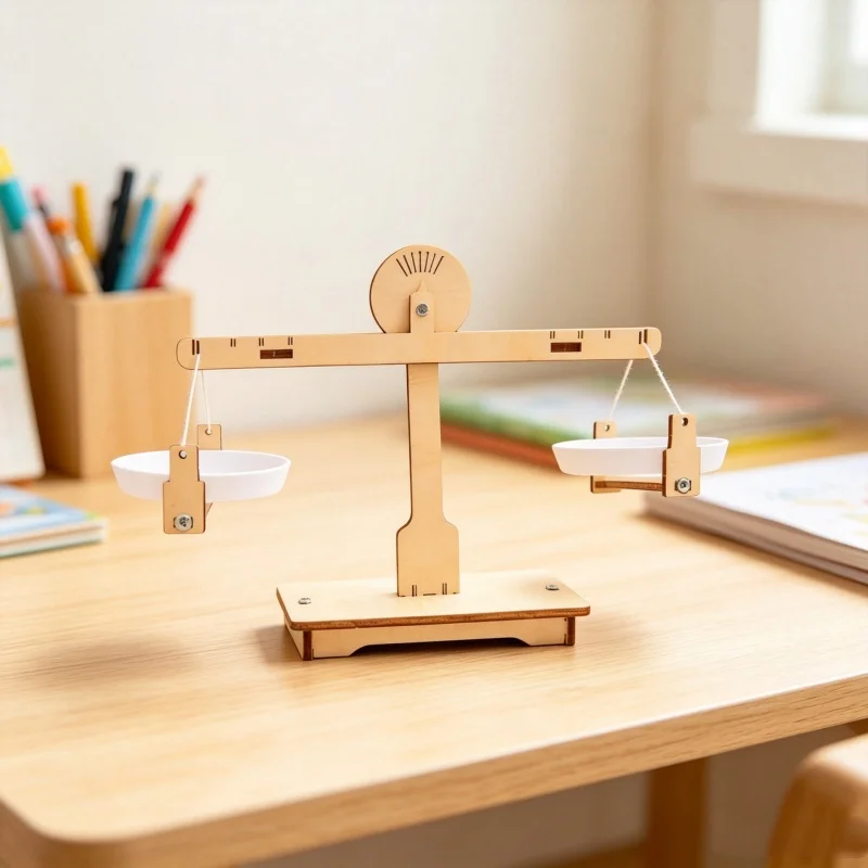 Wooden DIY Balance Scales Asse - đánh giá và giá Science Project Physics