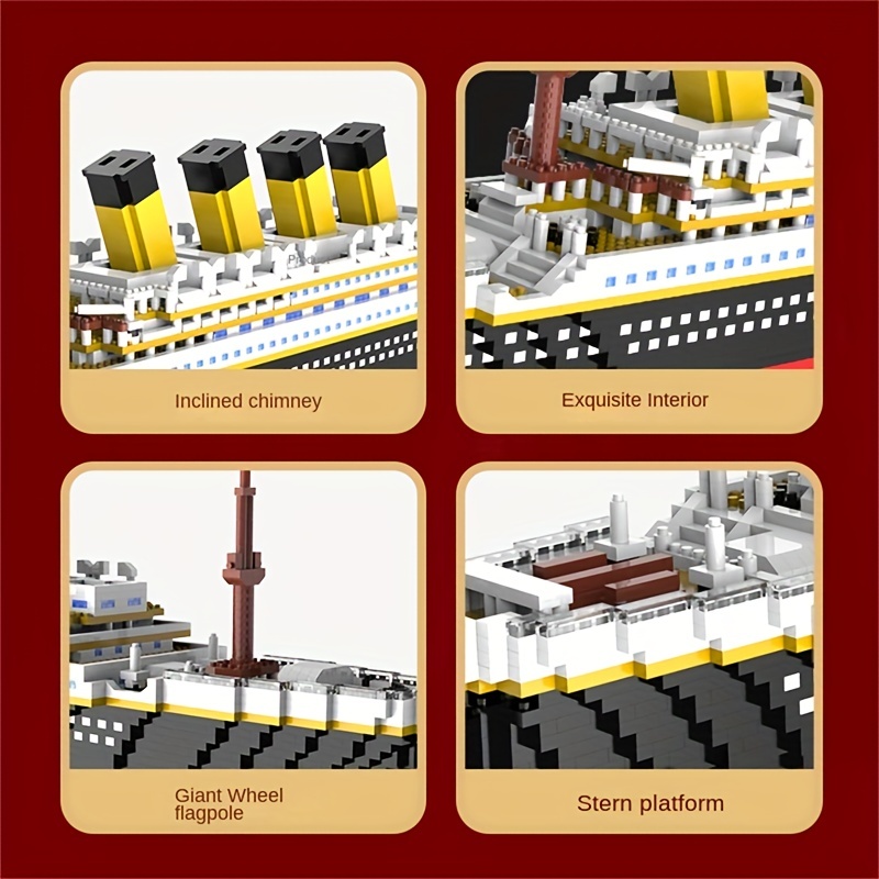 Titanic building block assembl - đánh giá và giá Science Olympiad