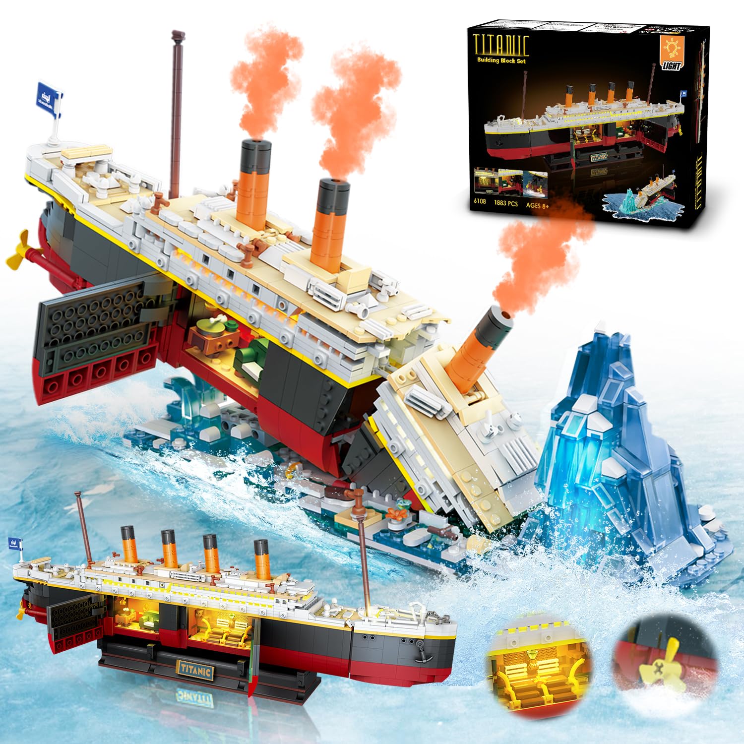 Titanic Building Set with LED- - đánh giá và giá Science Olympiad
