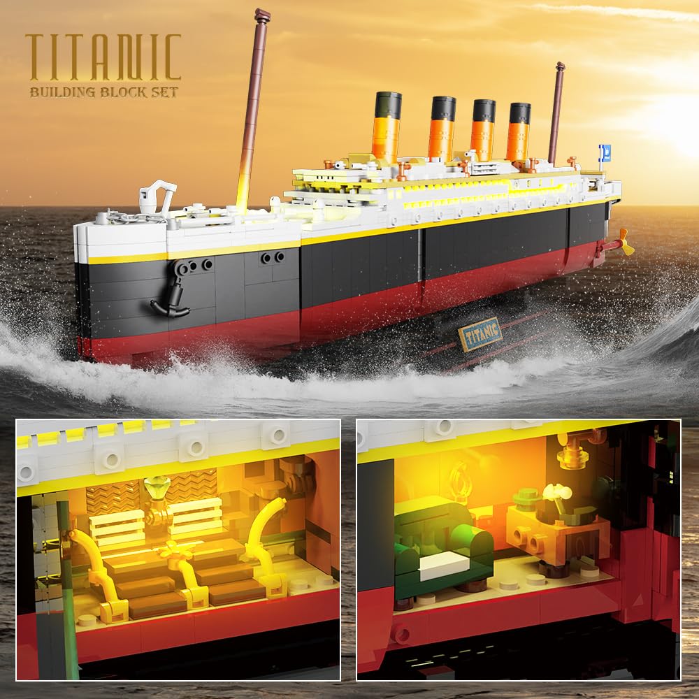 Titanic Building Set with LED- - đánh giá và giá Science Olympiad