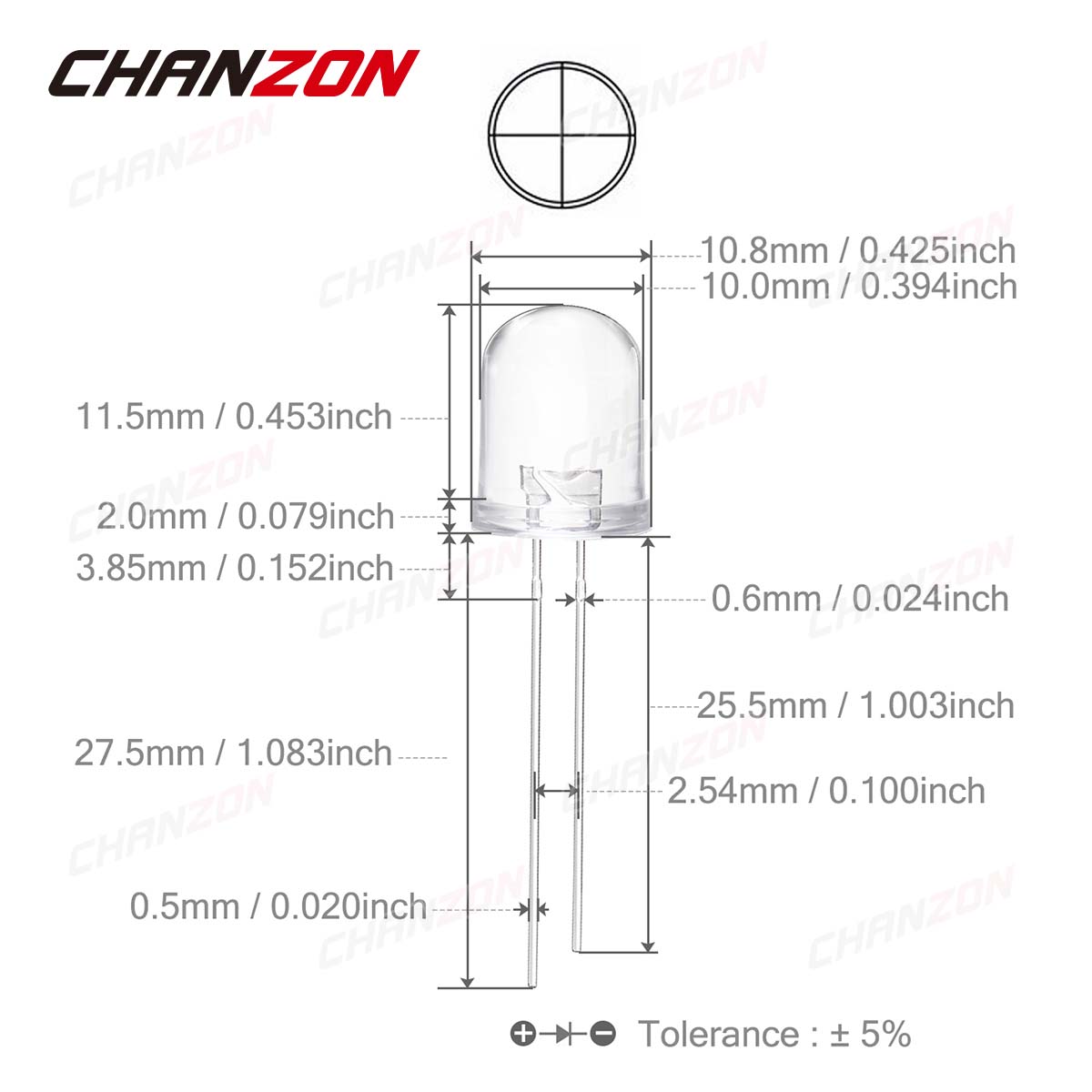 10 Chiếc 10Mm IR LED LED Phát  - đánh giá và giá Science And Hobby